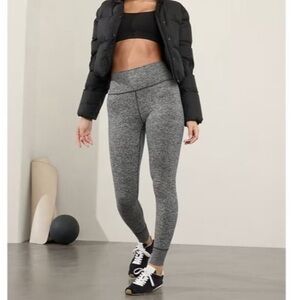 NWT Athleta Heather Gray Women's Softluxe Tight Sz M